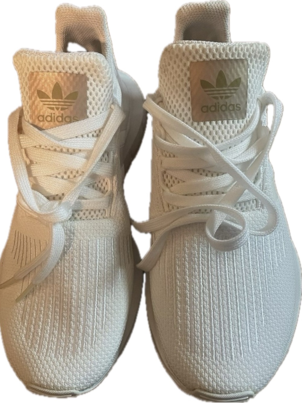 Adidas Originals Swift Run Sneakers – White/ Copper Metallic – Women’s Size 6.5